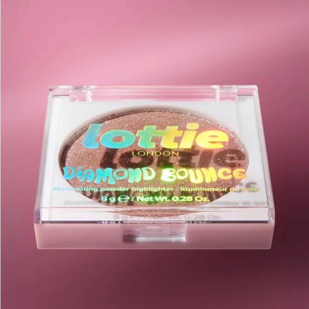 Lottie London Diamond Bounce Highlighter in Pink Sherbet